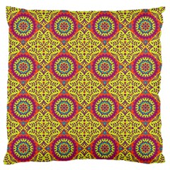 Oriental Pattern Large Flano Cushion Case (one Side) by ValentinaDesign