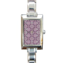 Oriental pattern Rectangle Italian Charm Watch