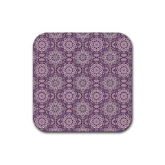 Oriental pattern Rubber Square Coaster (4 pack) 