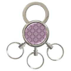 Oriental pattern 3-Ring Key Chains