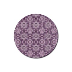 Oriental pattern Rubber Round Coaster (4 pack) 