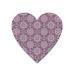 Oriental pattern Heart Magnet
