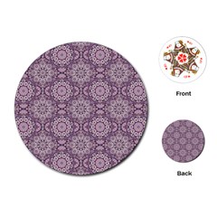 Oriental pattern Playing Cards (Round) 