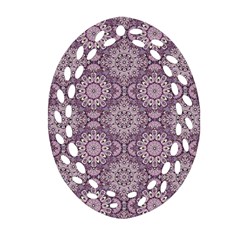 Oriental pattern Oval Filigree Ornament (Two Sides)