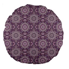 Oriental pattern Large 18  Premium Round Cushions