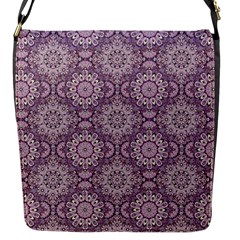 Oriental pattern Flap Messenger Bag (S)