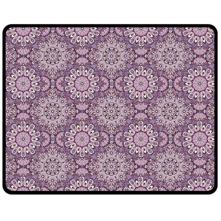 Oriental pattern Double Sided Fleece Blanket (Medium) 