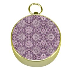 Oriental pattern Gold Compasses