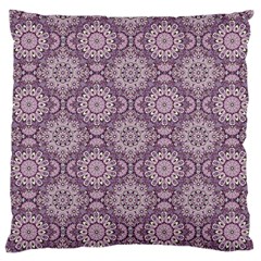 Oriental Pattern Large Flano Cushion Case (two Sides)