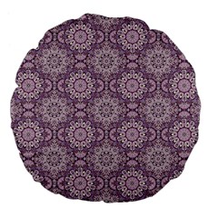 Oriental pattern Large 18  Premium Flano Round Cushions