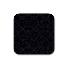 Oriental Pattern Rubber Coaster (square)  by ValentinaDesign