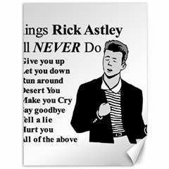 Rick Astley Canvas 36  X 48  