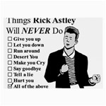 Rick Astley Large Glasses Cloth (2-Side) Back