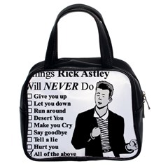 Rick Astley Classic Handbags (2 Sides)