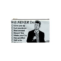 Rick Astley Cosmetic Bag (small)  by Powwow