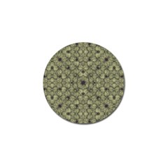 Stylized Modern Floral Design Golf Ball Marker (4 Pack) by dflcprints