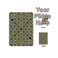 Stylized Modern Floral Design Playing Cards 54 (mini)  by dflcprints