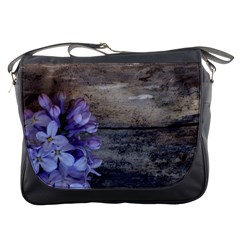 Lilac Messenger Bags by PhotoThisxyz