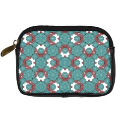 Colorful Geometric Graphic Floral Pattern Digital Camera Cases by dflcprints