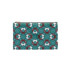 Colorful Geometric Graphic Floral Pattern Cosmetic Bag (small)  by dflcprints