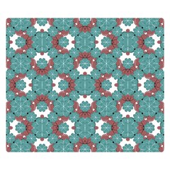 Colorful Geometric Graphic Floral Pattern Double Sided Flano Blanket (small)  by dflcprints