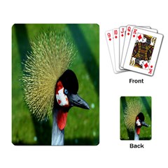 Bird Hairstyle Animals Sexy Beauty Playing Card by Mariart