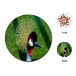 Bird Hairstyle Animals Sexy Beauty Playing Cards (Round)  Front