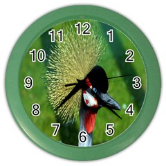 Bird Hairstyle Animals Sexy Beauty Color Wall Clocks