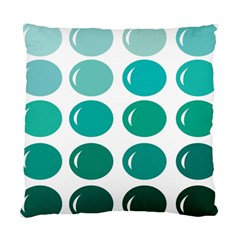 Bubbel Balloon Shades Teal Standard Cushion Case (one Side) by Mariart