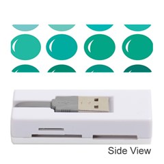 Bubbel Balloon Shades Teal Memory Card Reader (stick) 