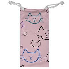 Cat Pattern Face Smile Cute Animals Beauty Jewelry Bag