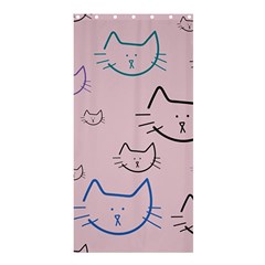 Cat Pattern Face Smile Cute Animals Beauty Shower Curtain 36  X 72  (stall)  by Mariart