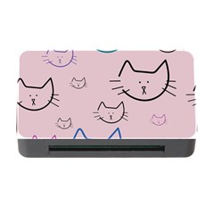 Cat Pattern Face Smile Cute Animals Beauty Memory Card Reader With Cf