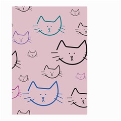 Cat Pattern Face Smile Cute Animals Beauty Small Garden Flag (two Sides) by Mariart