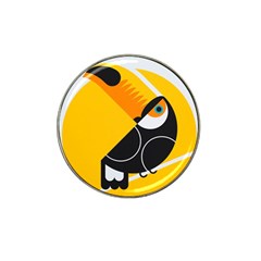 Cute Toucan Bird Cartoon Yellow Black Hat Clip Ball Marker (10 pack)
