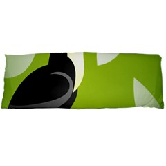 Cute Toucan Bird Cartoon Fly Yellow Green Black Animals Body Pillow Case Dakimakura (two Sides)