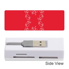 Cycles Bike White Red Sport Memory Card Reader (stick) 