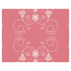 Flower Floral Leaf Pink Star Sunflower Double Sided Flano Blanket (medium)  by Mariart