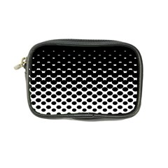 Gradient Circle Round Black Polka Coin Purse