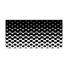 Gradient Circle Round Black Polka Yoga Headband