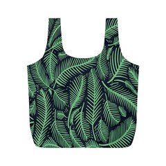 Coconut Leaves Summer Green Full Print Recycle Bags (m)  by Mariart