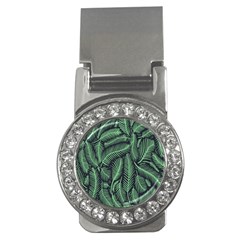 Coconut Leaves Summer Green Money Clips (cz) 