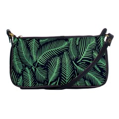 Coconut Leaves Summer Green Shoulder Clutch Bags by Mariart