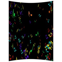 Colorful Music Notes Rainbow Back Support Cushion by Mariart