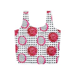 Fruit Patterns Bouffants Broken Hearts Dragon Polka Dots Red Black Full Print Recycle Bags (s)  by Mariart