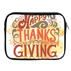 Happy Thanksgiving Sign Apple Ipad 2/3/4 Zipper Cases by Mariart