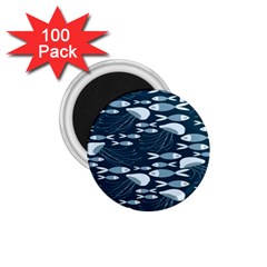 Jellyfish Fish Cartoon Sea Seaworld 1 75  Magnets (100 Pack) 