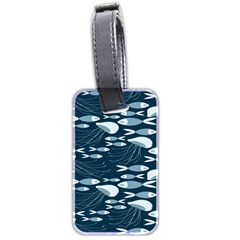 Jellyfish Fish Cartoon Sea Seaworld Luggage Tags (two Sides) by Mariart