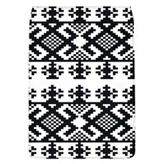 Model Traditional Draperie Line Black White Triangle Flap Covers (l)  by Mariart