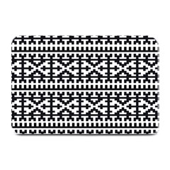 Model Traditional Draperie Line Black White Plate Mats